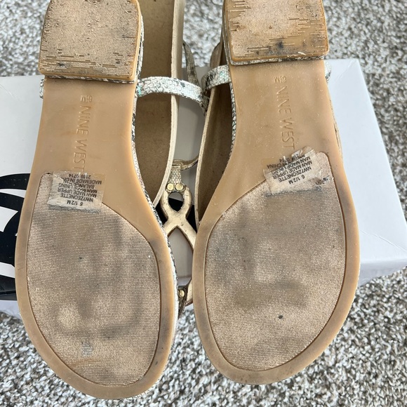 Nine West Sandals  Zeonette EUC Ombré Jewels Size 7 Super Comfy & Stylish! - Picture 11 of 11